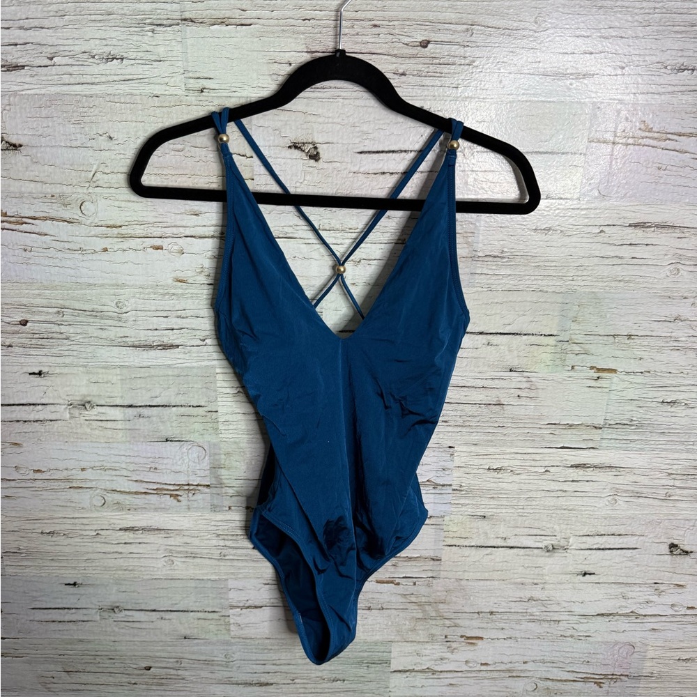 AZURA Australia One Piece Swimsuit blue size 8
